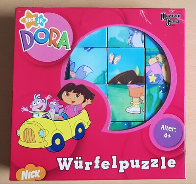 DORA by NICK JR # PUZZLE WÜRFEL # TOP Zustand
