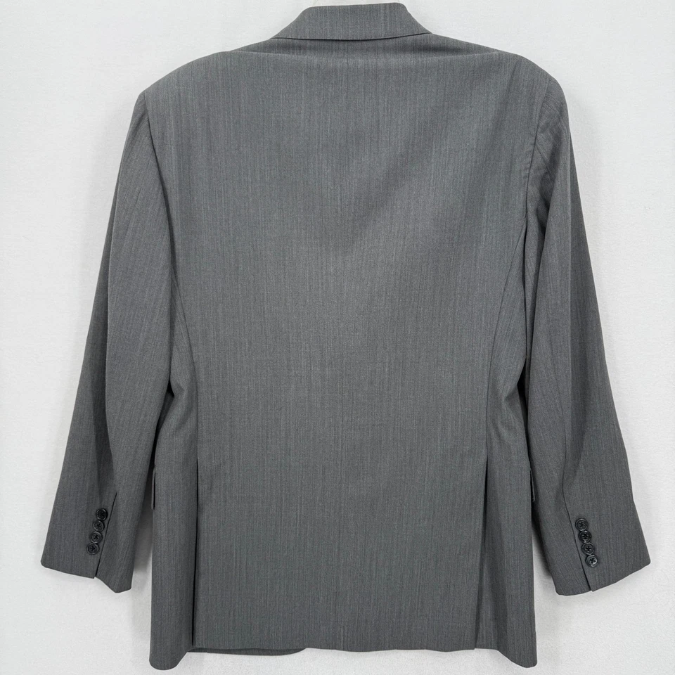 Abrigo Blazer Chaqueta Ralph Lauren Etiqueta Púrpura Para Hombre 40R Gris Lana Deportivo Italia Foto 2 de 4