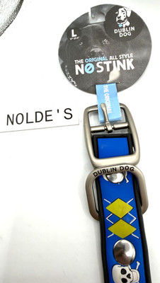 Dublin 1'' wide No Stink Waterproof 17''-21.5'' Mutiny style DogCollar DS78B1TF1667