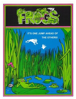 Frogs Gremlin Video Arcade Flyer / Brochure / Ad - Excellent - Hard to Find