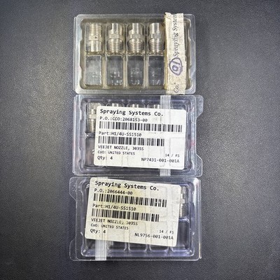 Spraying Systems Co Veejet Nozzle 303SS Lot Of 12x H1/4U-SS1510