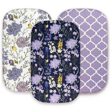 3 Pack Bassinet Sheets 33" x 20" Compatible with Mika Micky, Baby Delight, Dr...