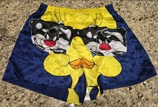 Tweety Sylvester Looney Tunes Boxers Large Underwear 36-38 NEW VTG 1997