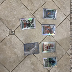 Set Of Oversized Downtown football cards