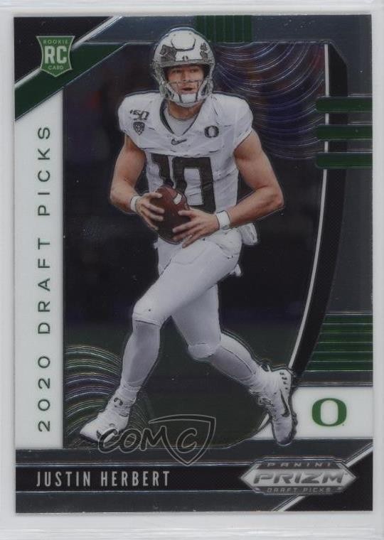 2020 Panini Prizm Draft Picks Draft Picks Rookies Justin Herbert #102 0uj7