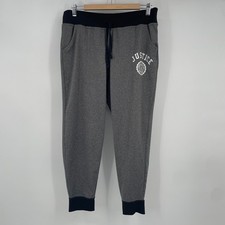 Justice Girls Heather Gray Joggers Athletic Sweatpants Size 22 Plus Collegiate