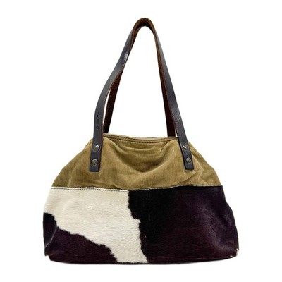 MIU MIU Brown Cow Print Pony Hair Shoulder Bag | eBay