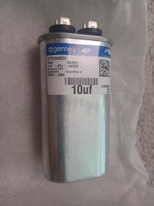 HVAC Genteq Capacitor 10uf 440VAC 97F5300 NEW