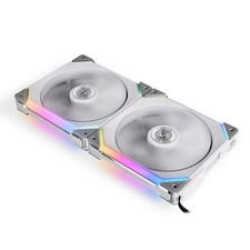 Lian Li UNI FAN SL140 RGB PWM Fan, Pack of 2 incl. Controller - 140mm, white