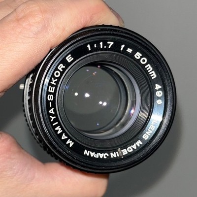 Mamiya ZE-2 Quartz 35mm SLR Film Camera w/ Mamiya Sekor 50mm F1.7