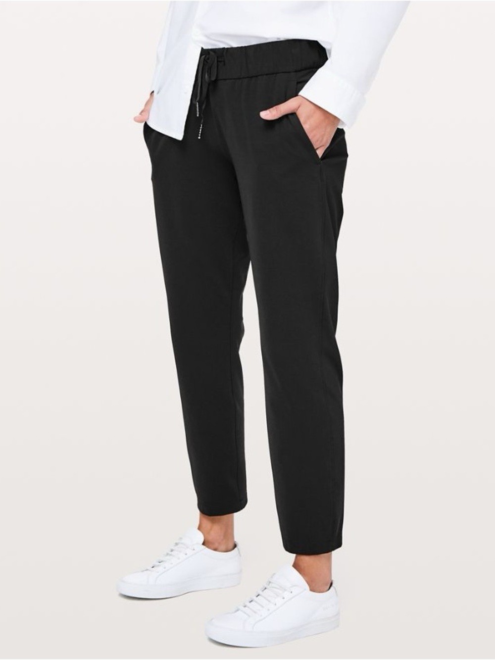 Lululemon Black On The Fly 7/8 Pant Size 8 Athleisure