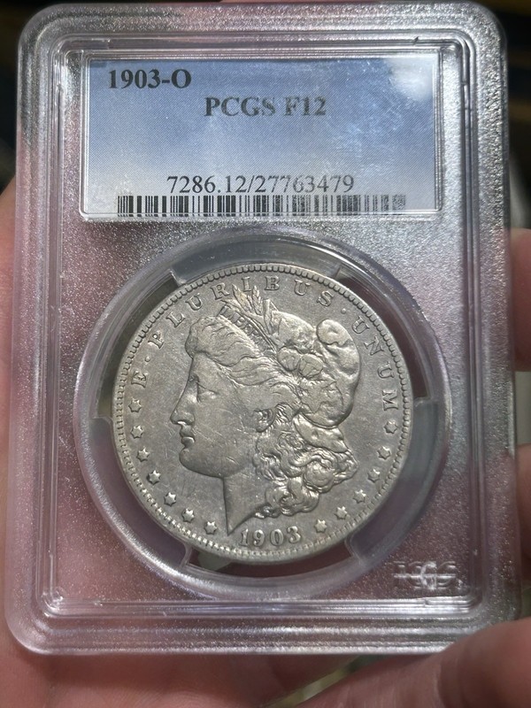 1903 O MORGAN SILVER DOLLAR PCGS F-12 SCARCE/KEY DATE! SCARCS IN CIRCULATED***