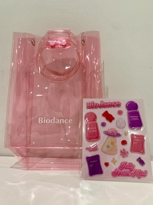 BIODANCE Limited 2026 Clear Pink Cosmetics Waterproof Promo Bag (Free Stickers)