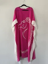 louise kennedy Cheval Pink Kaftan Horse One Size 