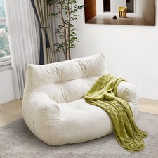 YINIX Oversized 2-Seat Bean Bag Loveseat w/Filler Pocket Gaming Living Room Sofa