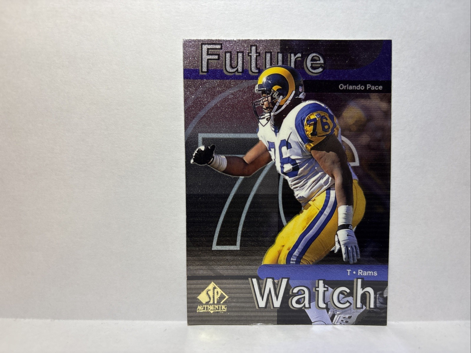 1997 SP Authentic - Future Watch Orlando Pace #1 (RC)