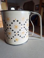 Vintage ANDROCK 3 Screen Flour Sifter Atomic Starburst Design MCM USA 1950's