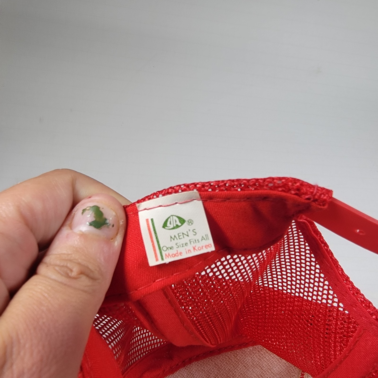 Vintage Red Firestone Patch Snapback Trucker Hat - image 4