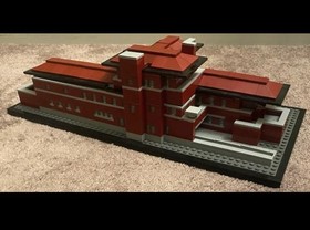 Lego Architecture Robie House 21010 Frank Lloyd Wright Set 100% Complete no Box