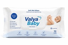 Gentle Hypoallergenic Baby Wipes 72 Count