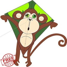 HENGDA KITE Kids Children Cartoon Monkey Kite with Flying Line