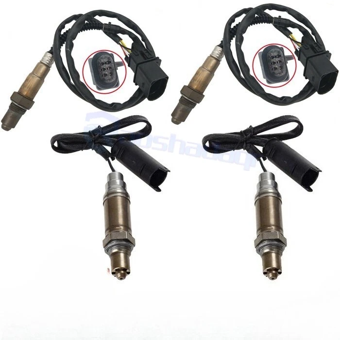 4PCS Oxygen O2 Sensor Upstream+Down For BMW 2002-2006 545i 645Ci 745i 760i 760Li - Imagem 3 de 4