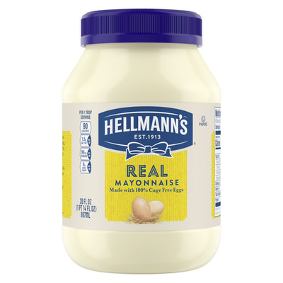 Hellmann s Real Mayonnaise 30oz Creamy Spread Gluten Free Rich in Omega-3 ALA