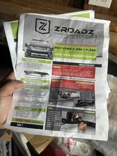 2017 Ford Super Duty Front Roof LED Bracket to mount Inch Curved LED Light Bar