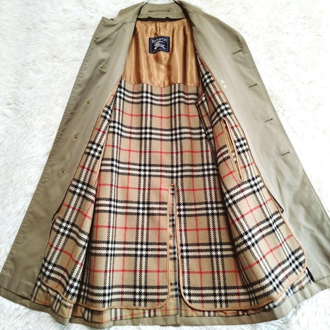 Burberry Nova Check Trench Coat with Lining Vintage rare Men's From Japan thumbnail 7