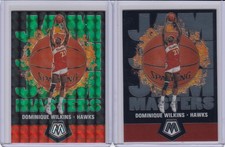 2 * DOMINIQUE WILKINS * 2019-20 MOSAIC GREEN HOLO JAM MASTERS + BASE 