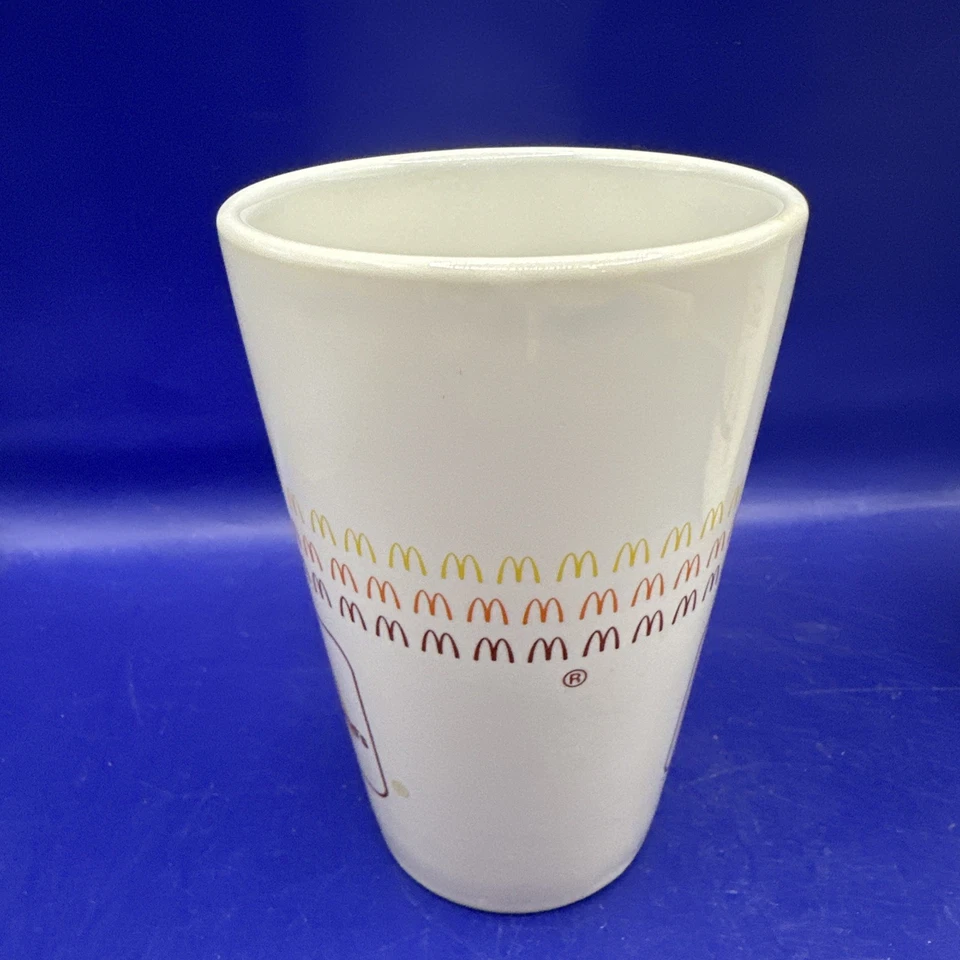 Lote Vintage de 2-McDonald's Cerâmica 4,5" de Altura Caneca de Café Fire King Caneca de Vidro - Imagem 3 de 4