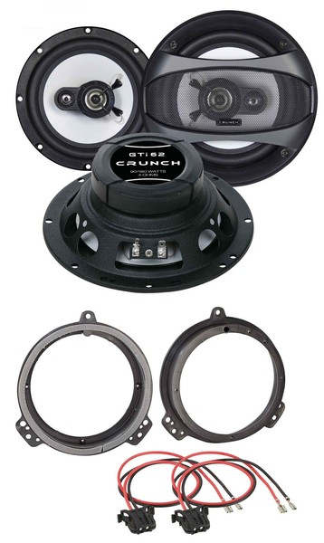 Crunch 16,5Cm 2-Wege 180Watt Lautsprecher FüR Mercedes E-Klasse W211 FronttüR He-image