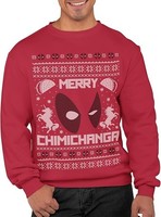 Merry Chimichanga Xmas Jumper | Funny Red Pool Sweatshirt Unisex Adults