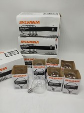 Master Case Of 24 NEW G16.5 25w Clear Globe Candelabra Base Sylvania Light Bulbs