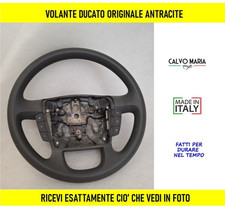 Volante Originale Fiat Ducato X250 2006-2014 Antracite con Comandi Radio Telefon