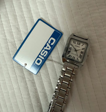 Casio Classic Square Silver Watch LTP-V007D-7...