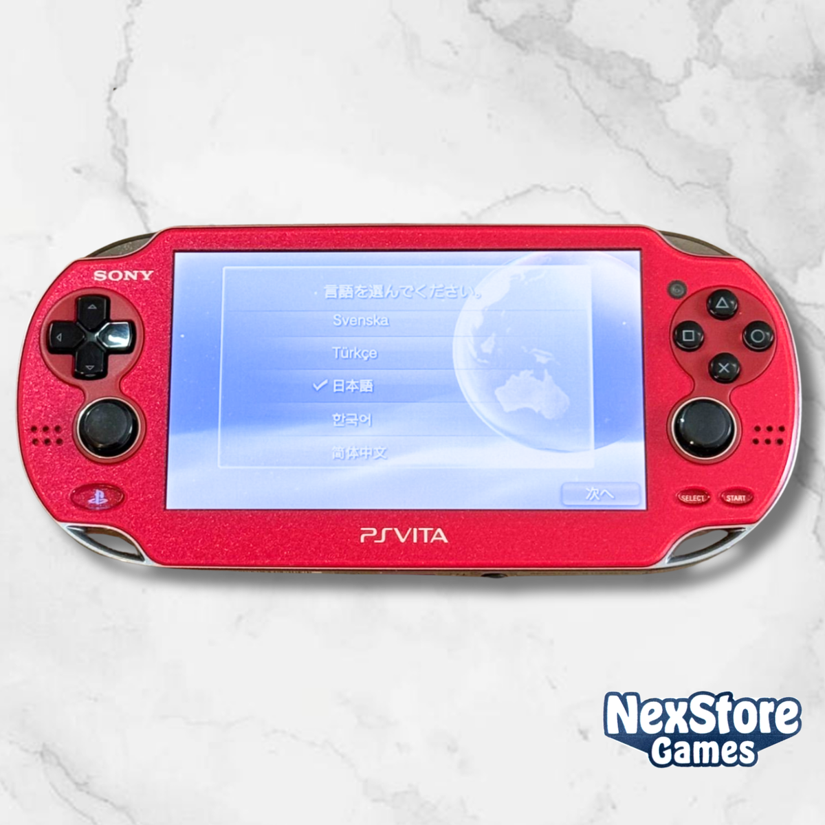 PS Vita PCH-1000 Sony Playstation Vita Select Color & accessories