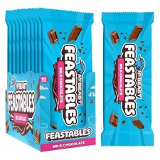 Feastables MrBeast Milk Chocolate Chocolate Bar, King Size Candy Bar for Adul...
