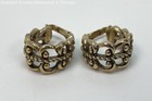 Vintage Avon Filigree Gold Tone Hoop Earrings 12.8g — photo 1