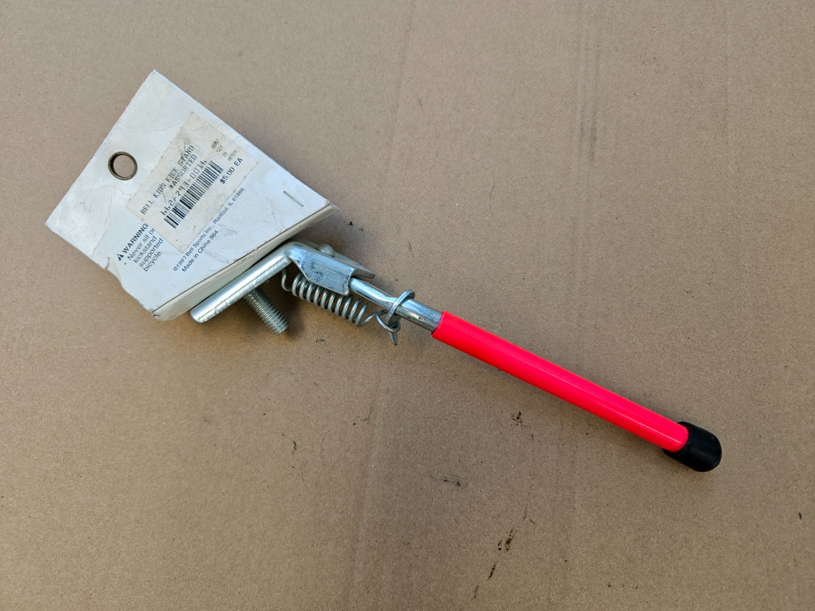 NOS Vintage 90s Bell Spoke Hedz Kids Bike Kickstand for 12" 16" 20" 24" Bikes