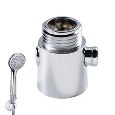 Shower Head Shut Off Valve,Leak Proof Shower Head Control Valve,Button Silver