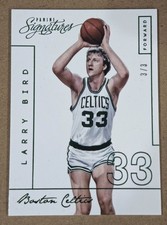 2013-14 Panini Signatures #229 Green 3/3 Larry Bird