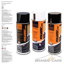 FOLIATEC SITZ UND LEDER SET SCHWARZ MATT FARBSPRAY VERSIEGLER SCHAUMREINIGER 947