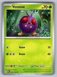 Venonat 048/165 Scarlet & Violet 151 Common