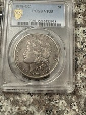 1878-CC Morgan Dollar  PCGS   VF-35