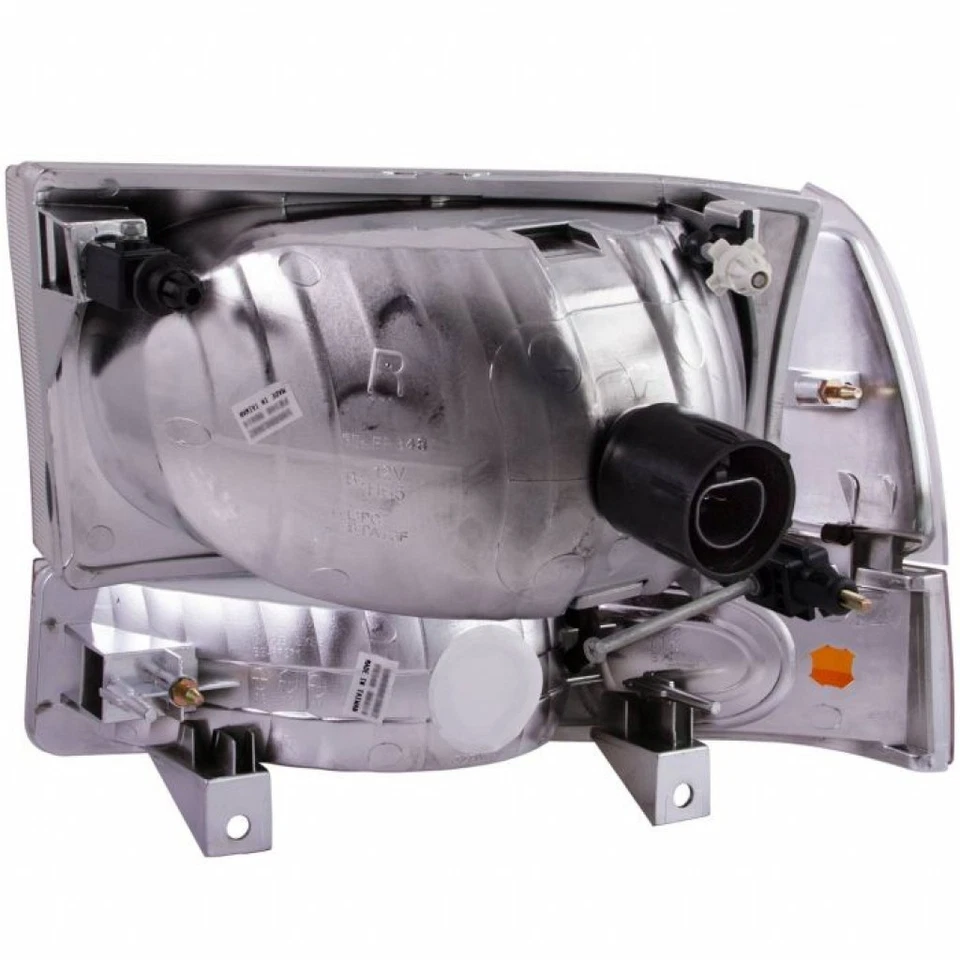 Faros de cristal cromados ANZO para Ford F-250/F-350 Super Duty 1999-2004 2 piezas Foto 2 de 4