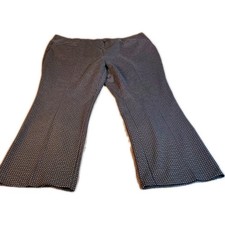 investments women XL pants Pull On Elastic Waist Stretch Wide Leg Career Stretch