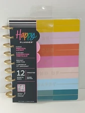 Happy Planner 12 Month Undated Bright And Fun Classic Vertical Layout Calendar