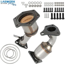 Exhaust Catalytic Converter Kit W/Gasket LH+RH For Nissan Murano 3.5L 09-19 2pcs