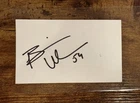 Brian Urlacher Chicago Bears HOF NFL Football Autographed Signed 3x5 Index Card